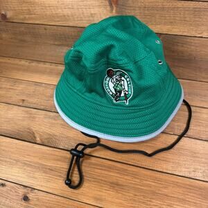 NBA Boston Celtics New Era Bucket Safari Hat Youth Embroidered Logo